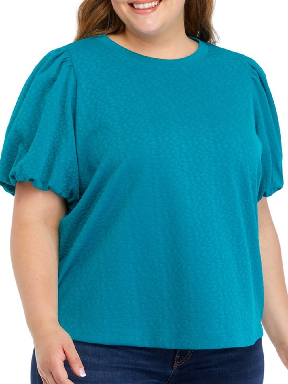 Plus Size Jacquard Top - Size 4X